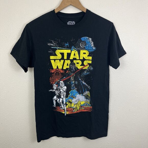 Star Wars X Fifth Sun Original Trilogy Distressed Graphic Tee Mens S Small - Picture 1 of 3
